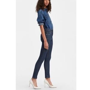 LEVIS Made & Crafted 28x34 Womens Empire High Waist Skinny Jeans Denim Dark Wash